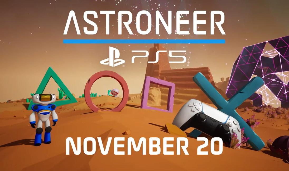 Astroneer launching on PS5 November 20